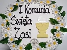 komunijny okrągły