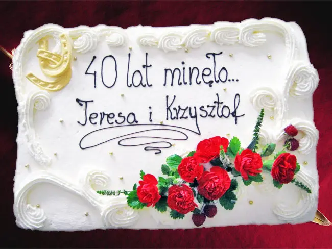 tort biały