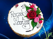 tort z kwiatami