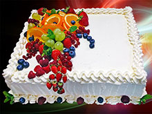 tort z owocami